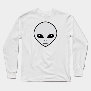 Alien Grey Long Sleeve T-Shirt